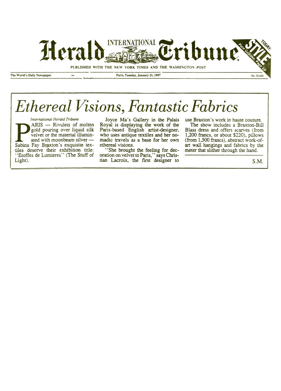 Herald Tribune - January 1997