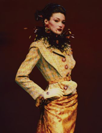 Sabina Fay Braxton for Christian Lacroix.