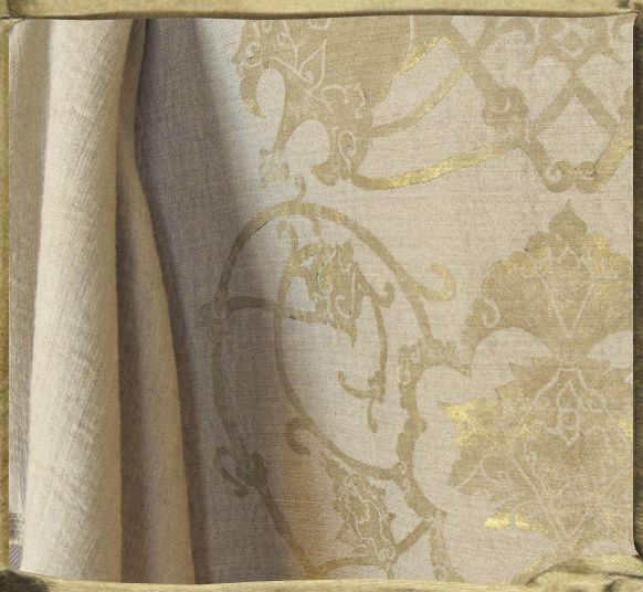 COEUR DE SULEYMAN Peer Gynt linen gilded brown.