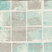 GILDED WARM  SILVER ACQUA ON NATURAL CANVAS